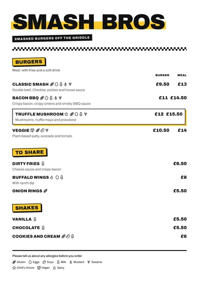 Burger joint template