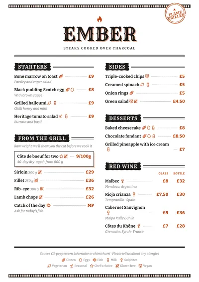 Steakhouse template