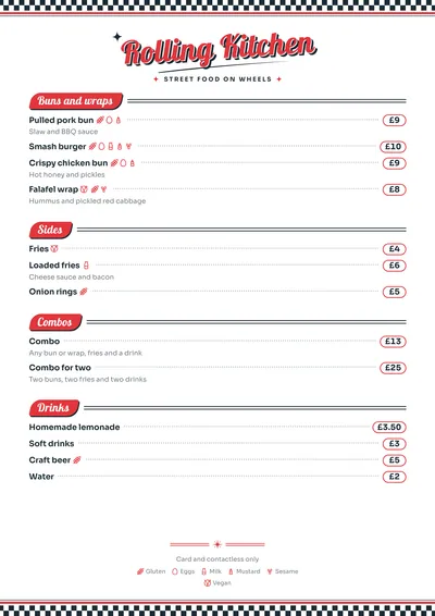 Street food template